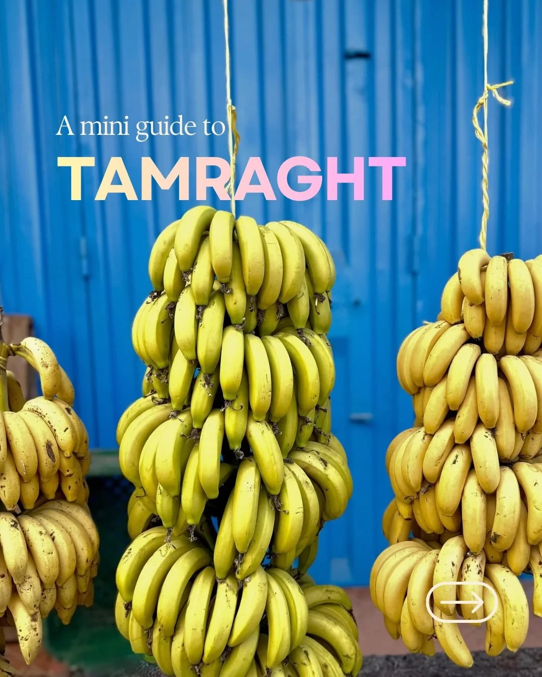 A mini guide to Tamraght, Morocco. Save for your next trip 🇲🇦 ⬇️

We loved our recent trip to Tamraght, a relaxed surf village 10 minutes from the livelier surf town of Taghazout with so many cool places to spend time. 

✈️ Fly to Agadir (45 minute