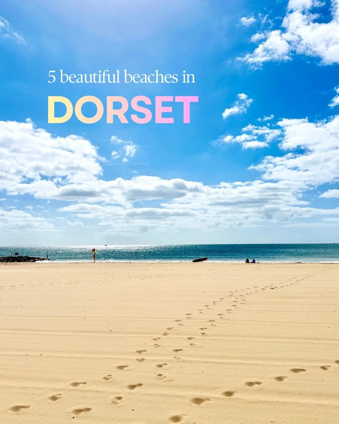 Wow, what a week of wonderful weather! Have you been to the beach this week? 

5 beautiful beaches to visit in Dorset. 

Save for your next trip ⬇️ 🇬🇧 

⛱️ Bournemouth. Seven miles of golden sand, always popular at the pier, head east to Boscombe o