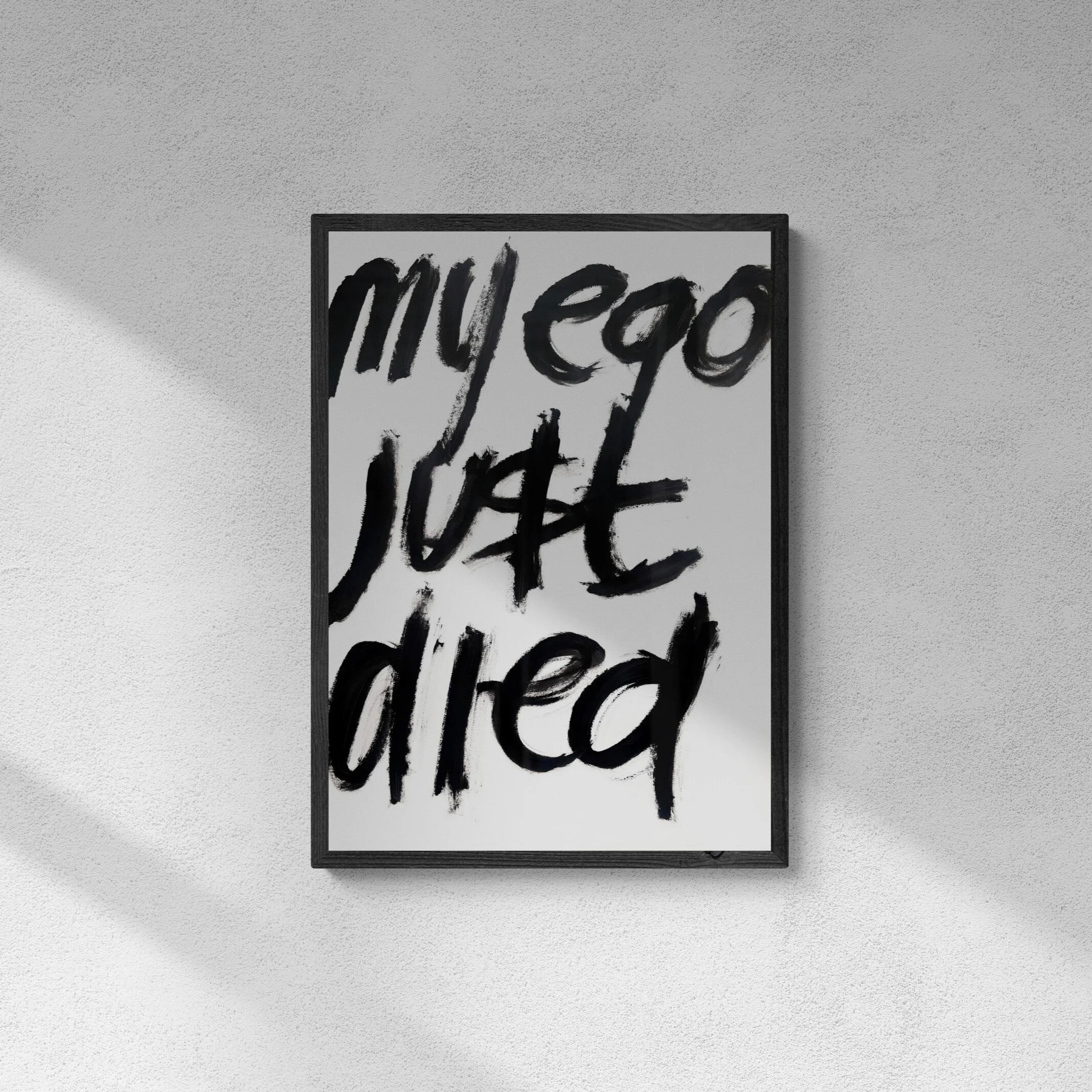 4. RIP EGO. 50 x 70 cm. ACRYLIC ON 360g PAPER