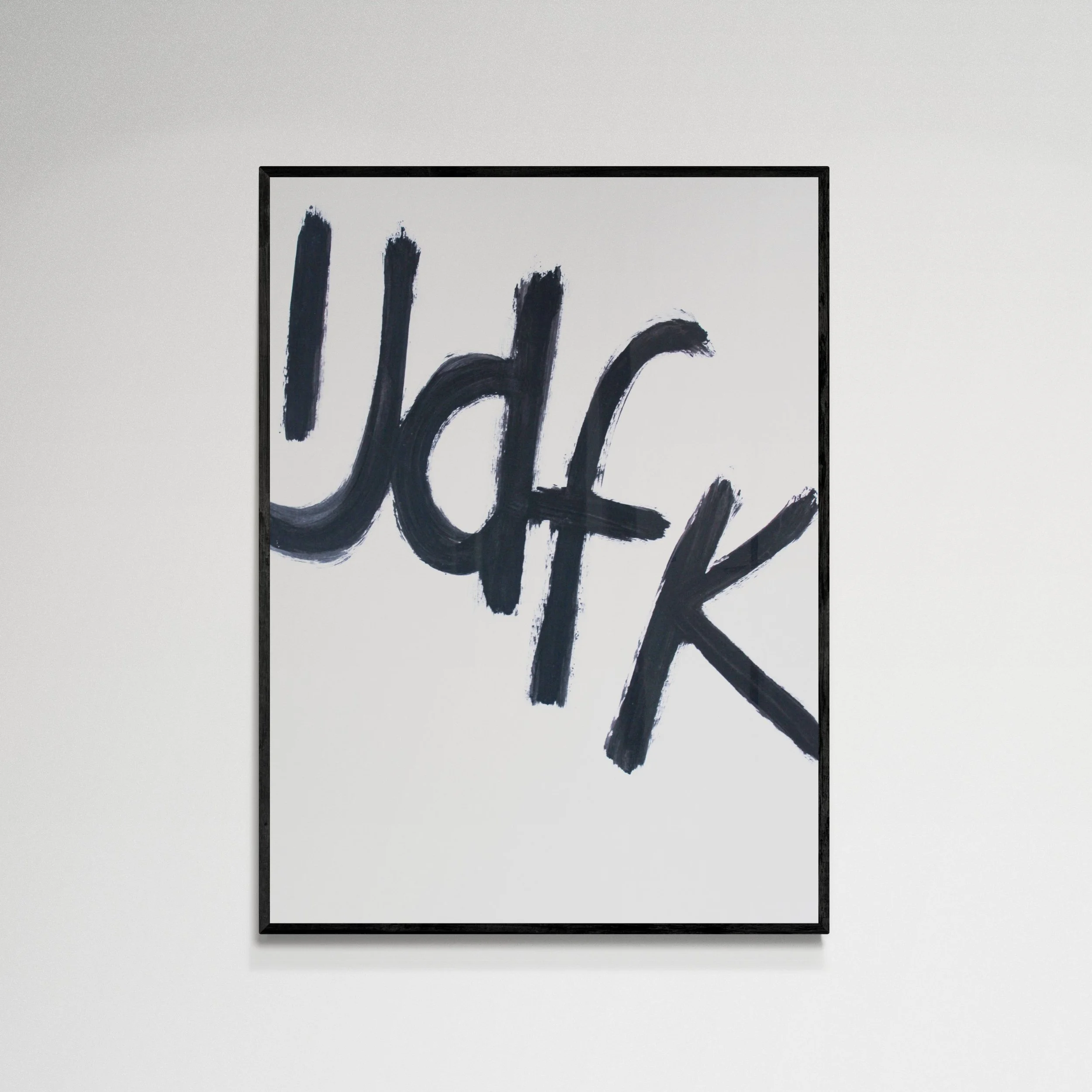 1. I JUST DON'T FUCKING KNOW. 50 x 70 cm. ACRYLIC ON 360g PAPER