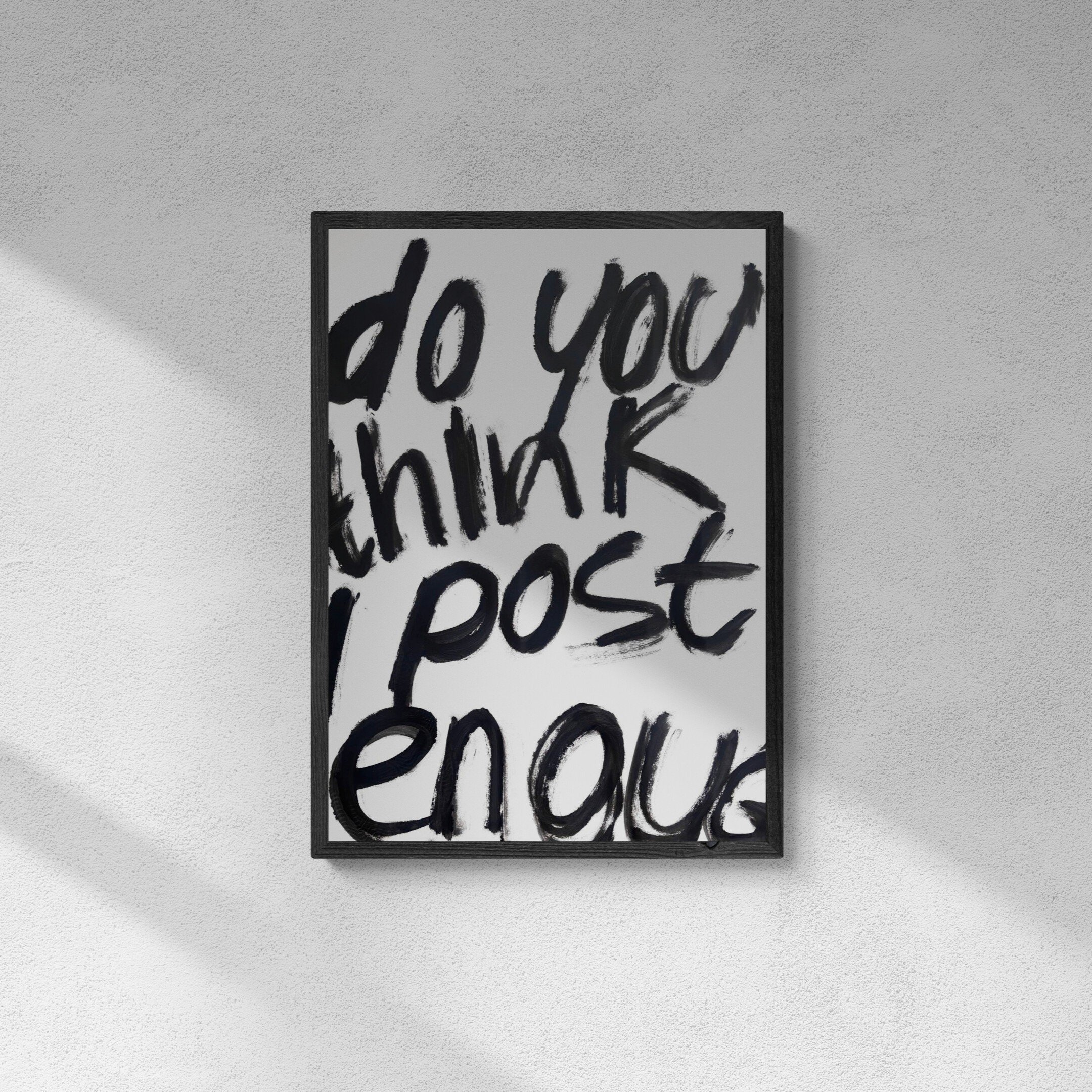 7. DO YOU? 50 x 100 cm. ACRYLIC ON 360g PAPER
