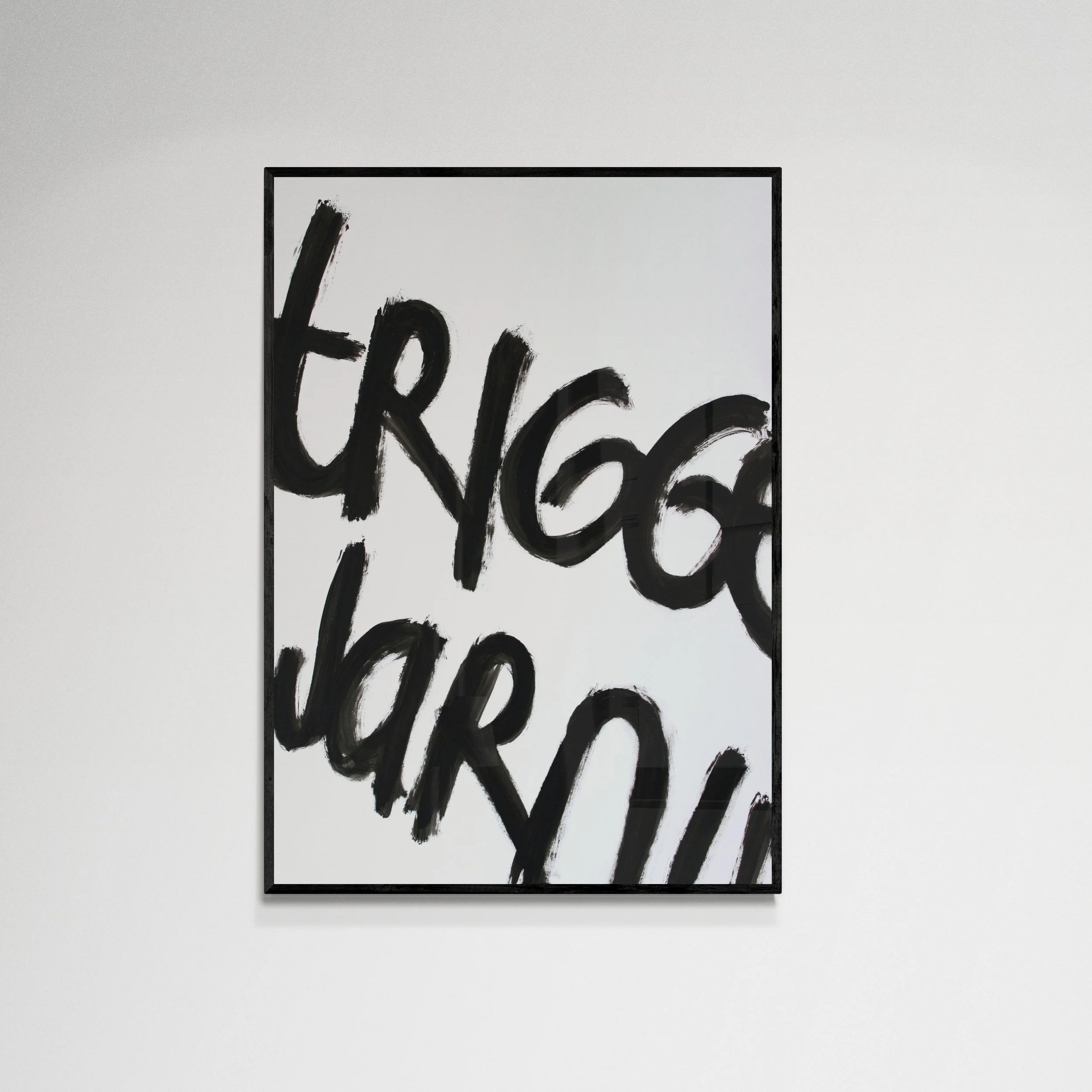 5. TRIGGER WARNING. 50 x 70 cm. ACRYLIC ON 360g PAPER