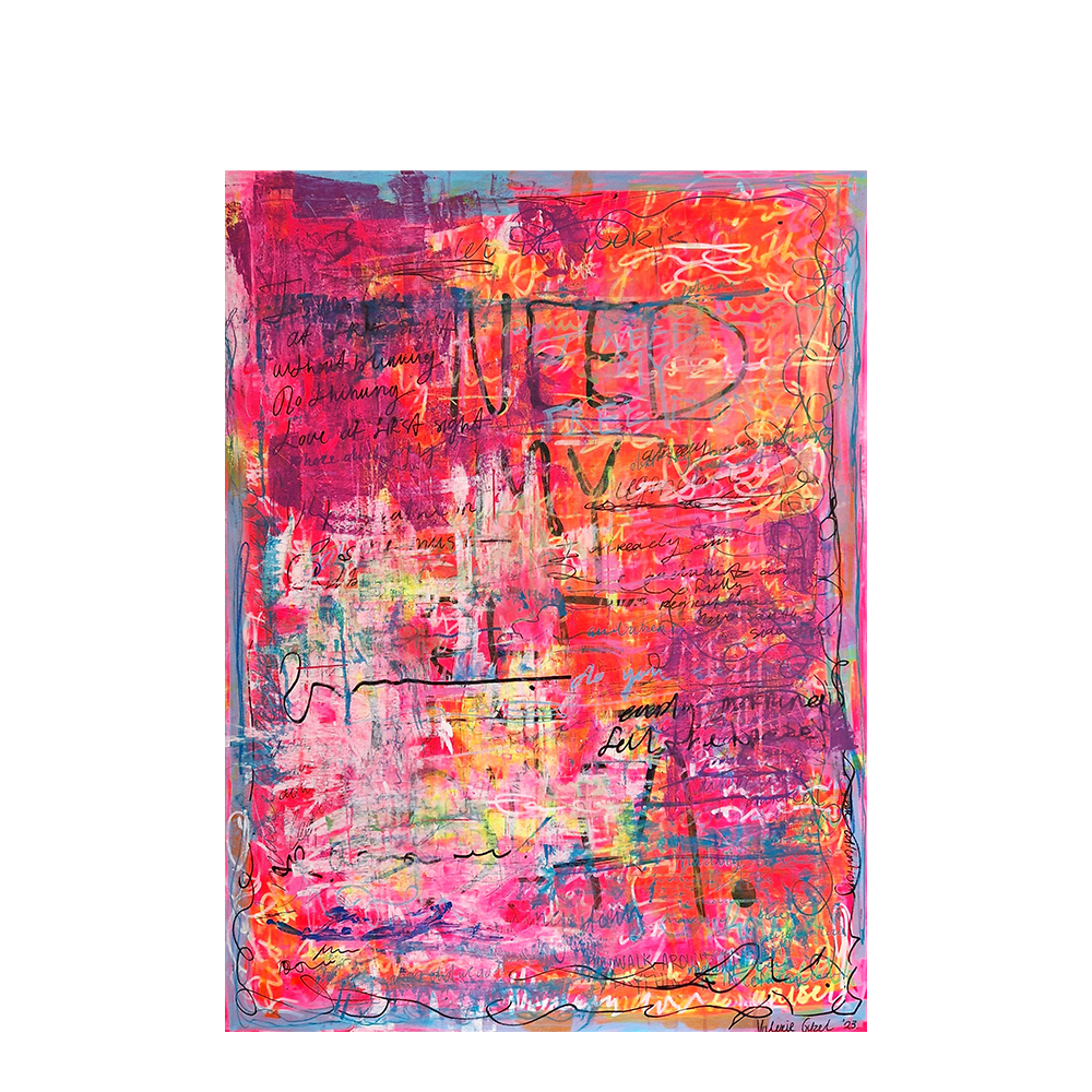 LOVE AT FIRST SIGHT 90x120 CM ACRYLIC ON CANVAS 
