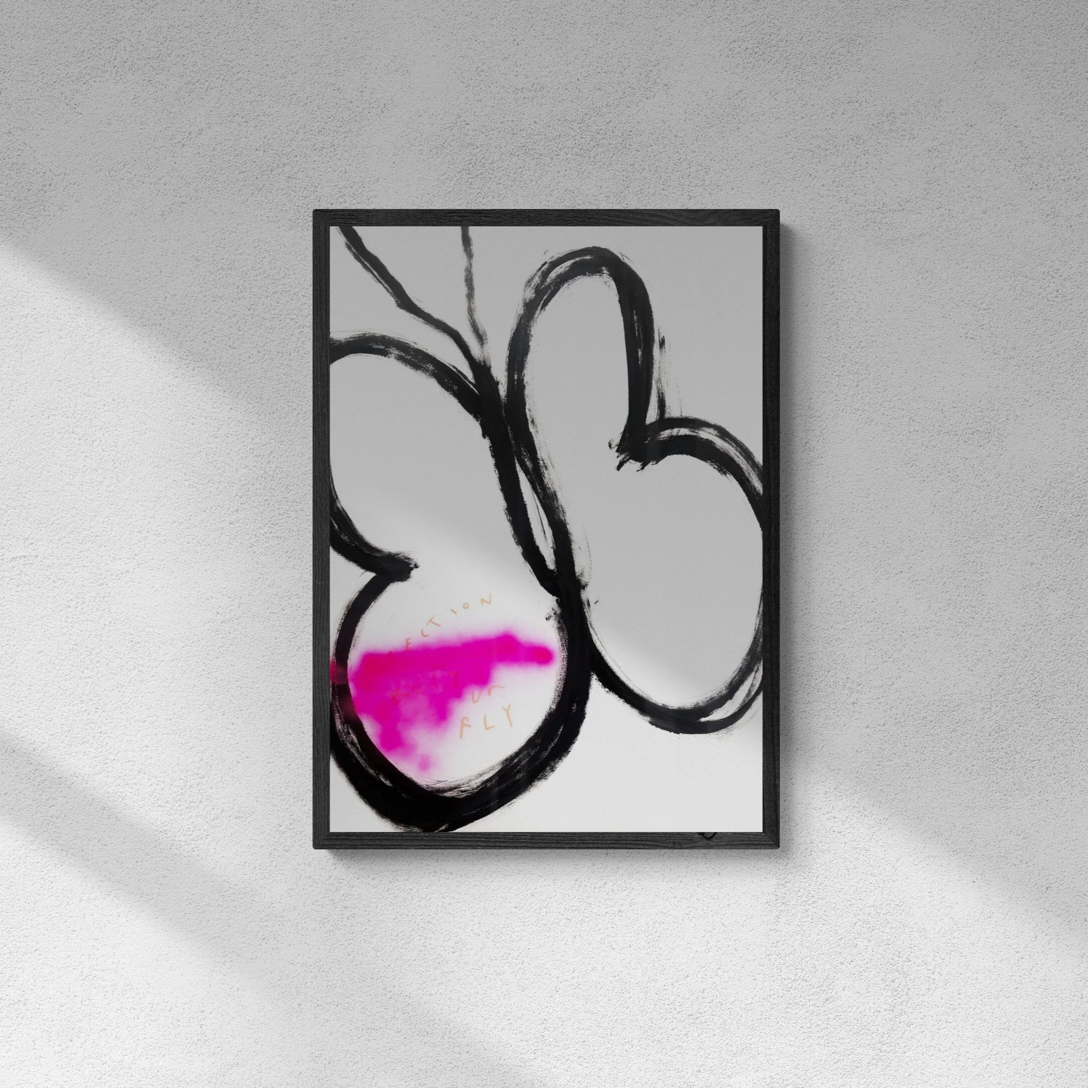 18. SECTION BUTTURFLY. 50 x 70 cm. ACRYLIC ON 360g PAPER