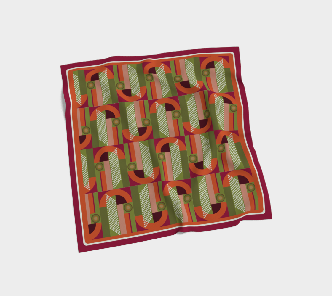 Linked 16" Square Scarf Spice