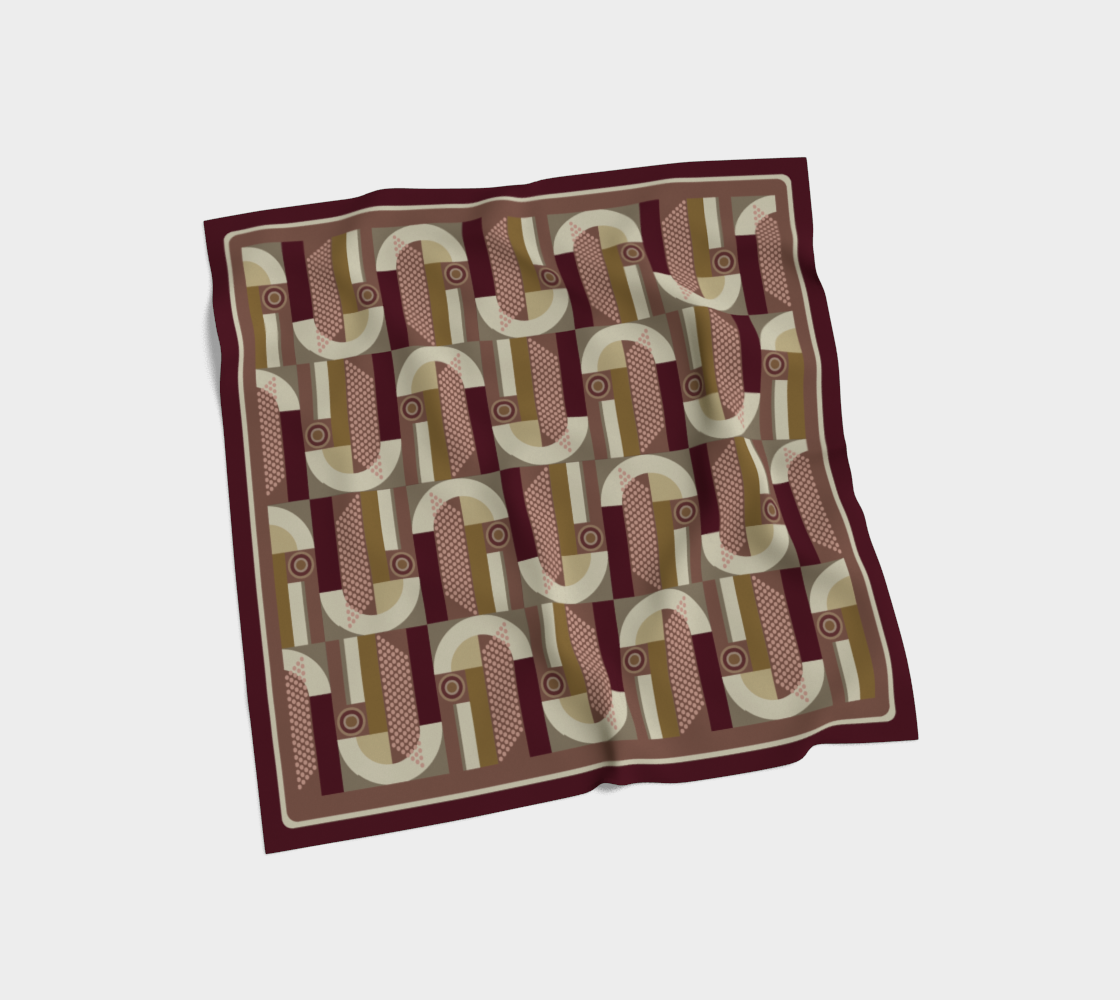 Linked 16" Square Scarf Rosy