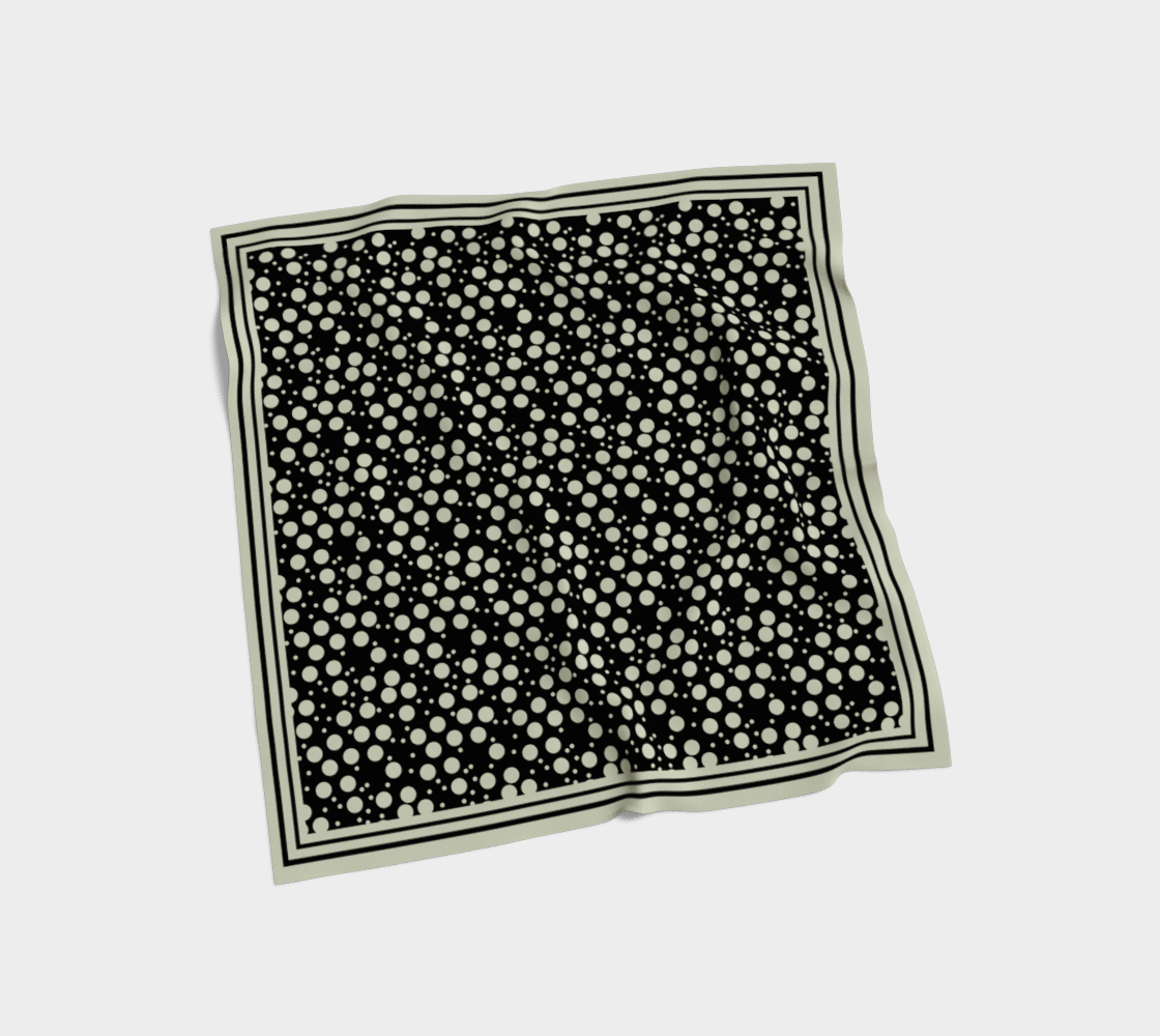 Bubbly Scarf Black