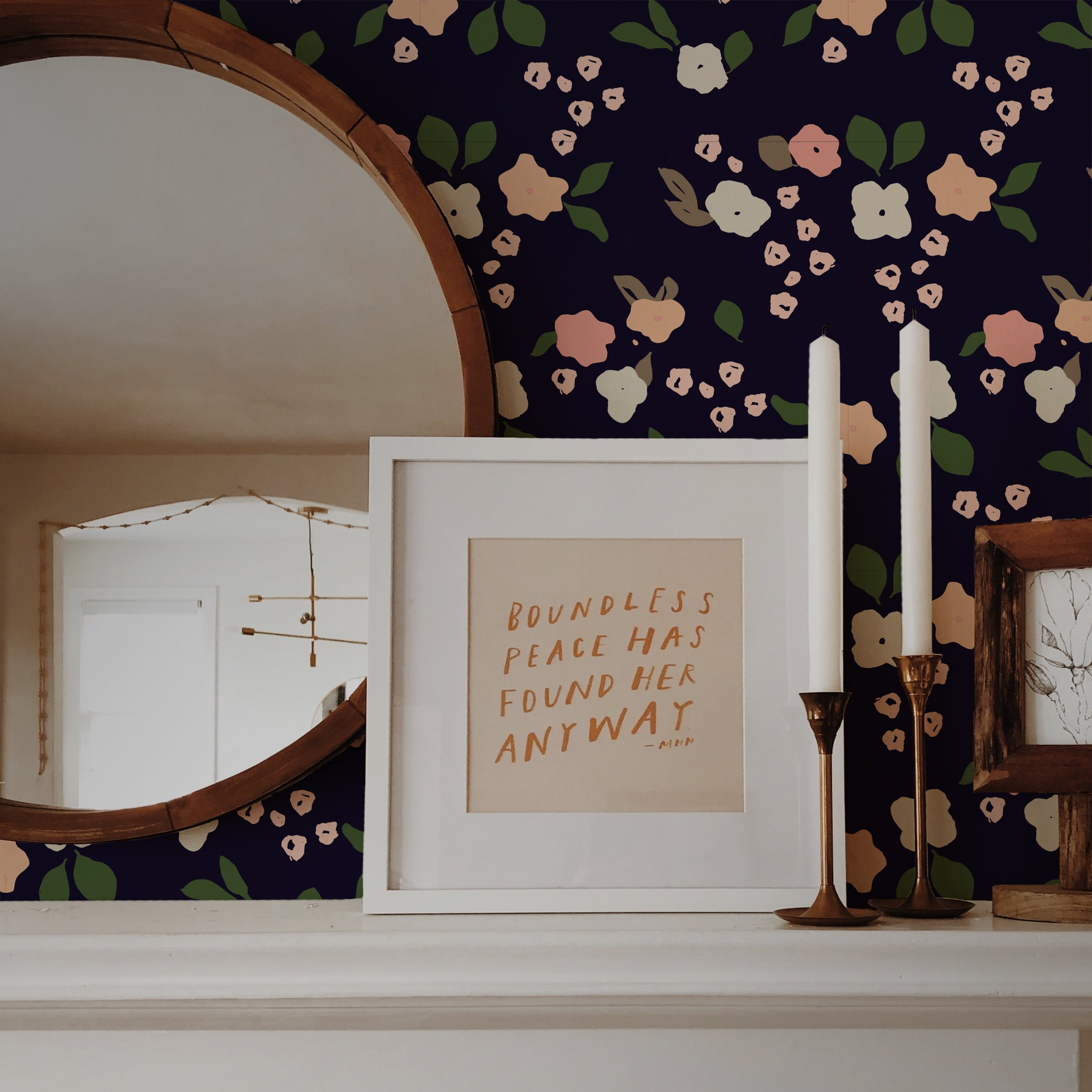 Wildflowers Navy
