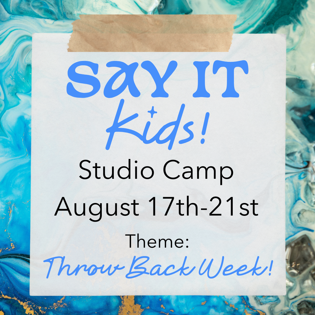 Studio Summer Camp: Throw Back! (August 17-21st)