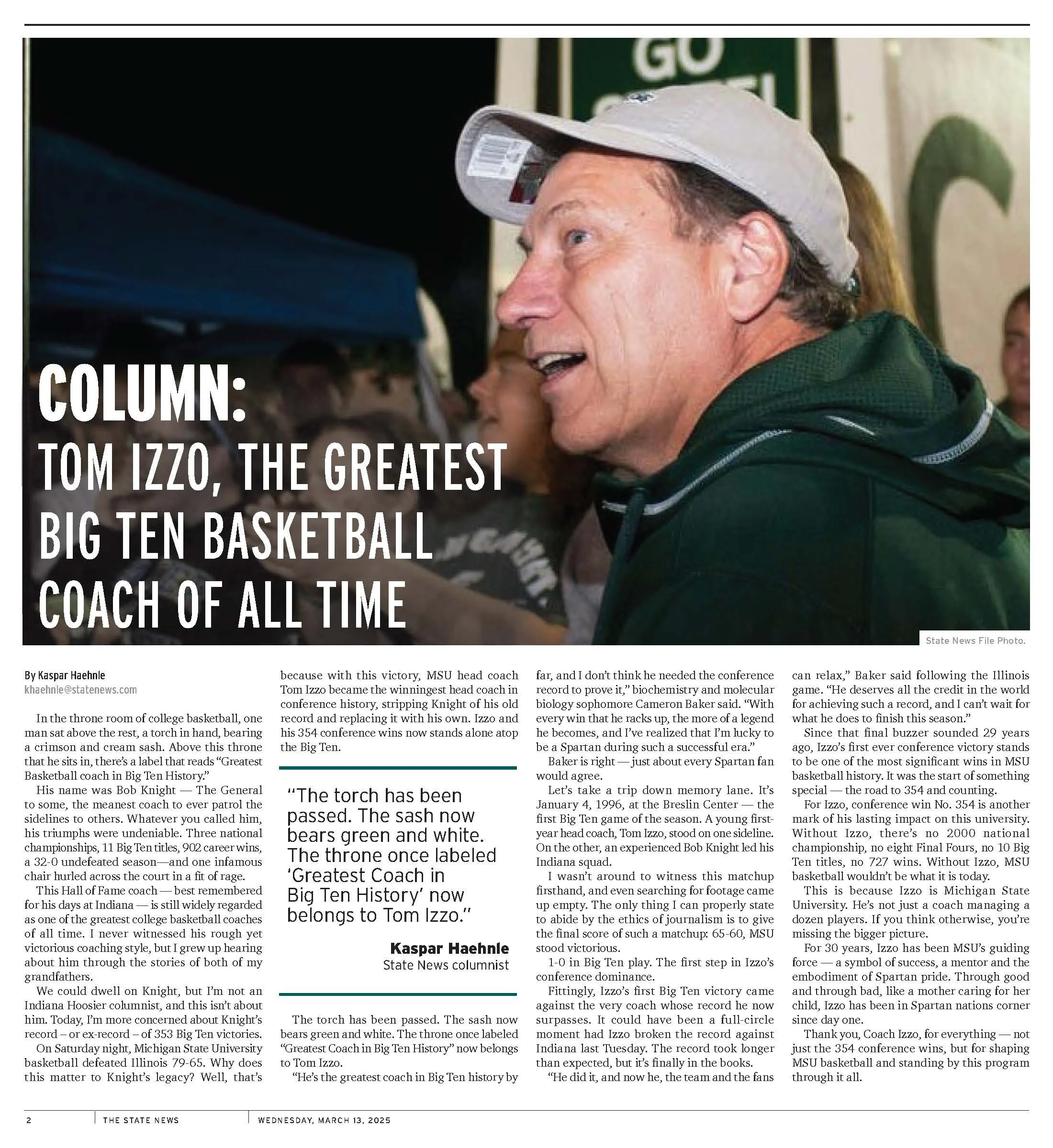 State News Spread and Infographics