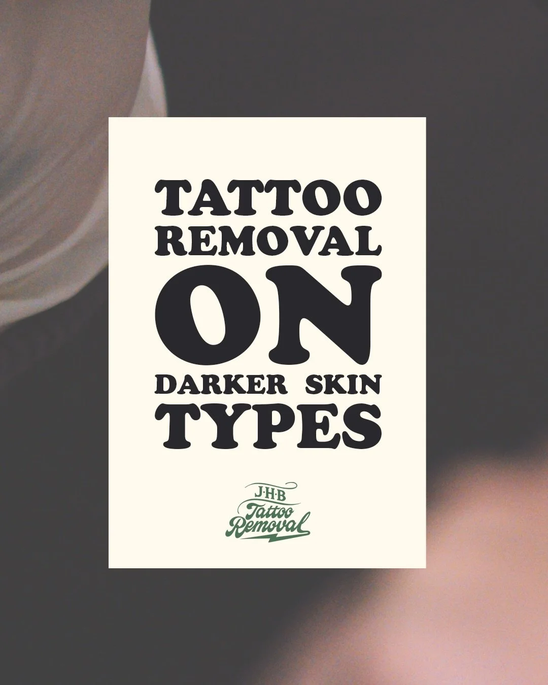 This is something that&rsquo;s come up a lot over the years, so let&rsquo;s talk about it properly.

If you&rsquo;re a person of colour, you are absolutely not excluded from tattoo removal. It&rsquo;s completely possible. It just needs a slightly mor