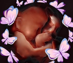 Custom Framed Ultrasound Image