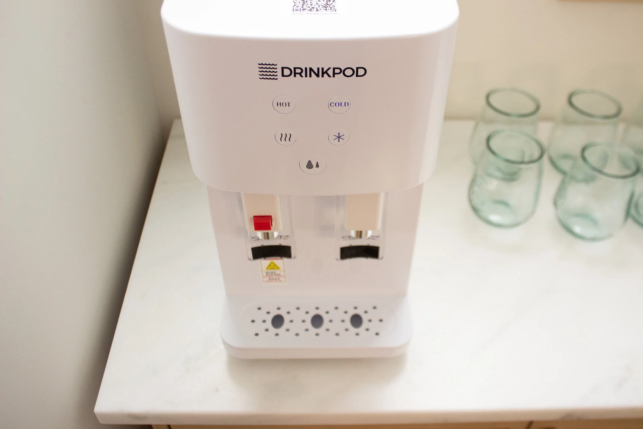 Water station in our sustainable event venue in NJ