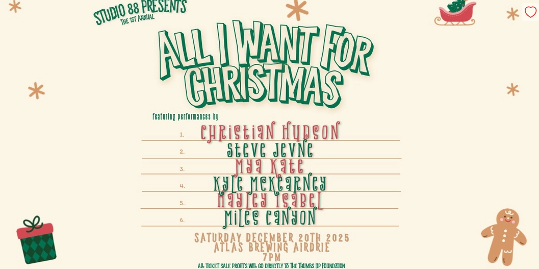 All I want for Christmas