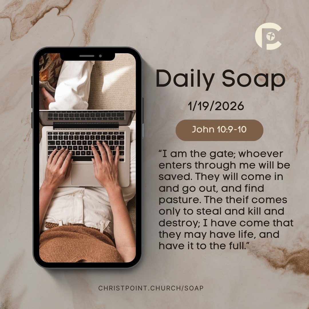 Morning SOAP time ✨📖
Join us as we connect with God through His Word today.