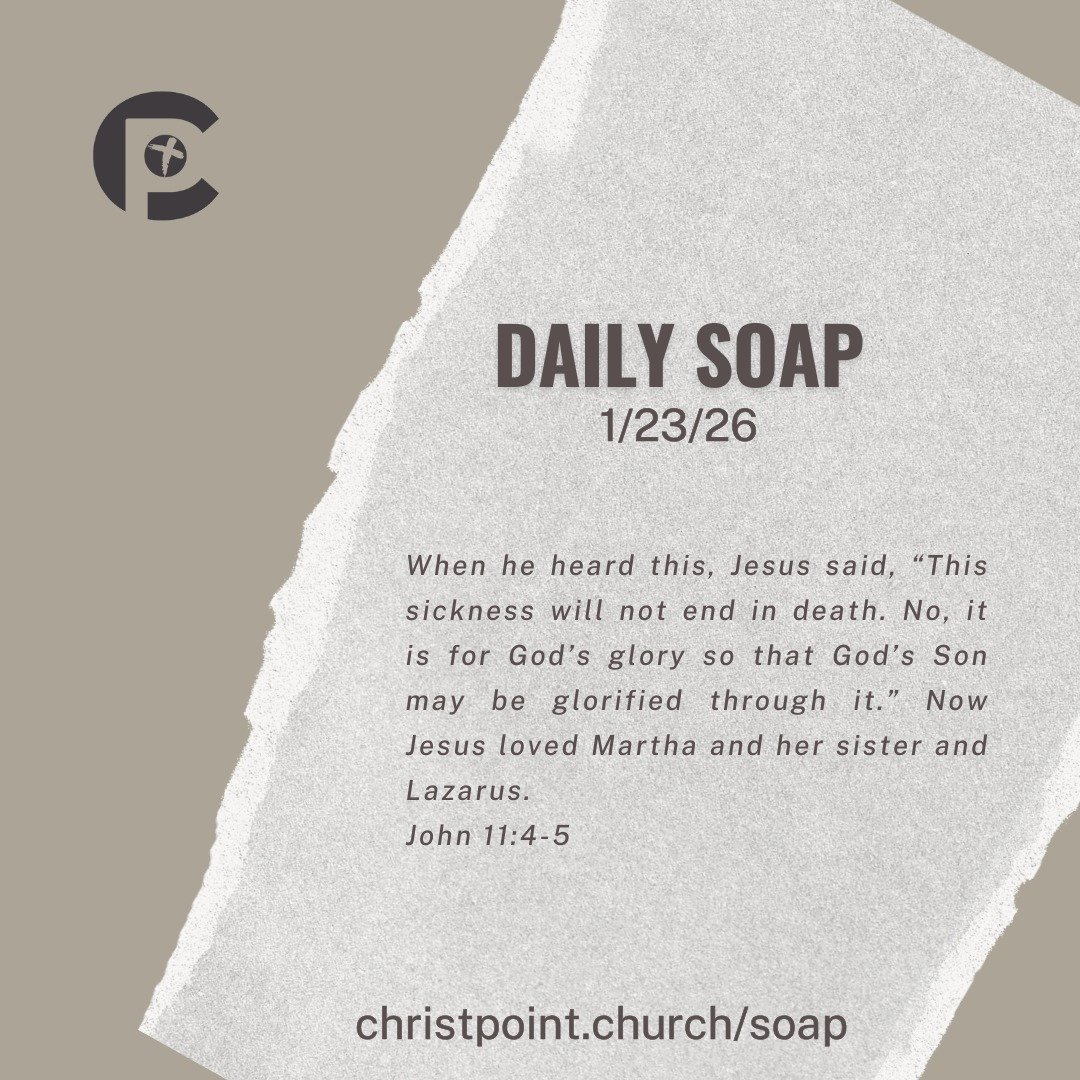 Join us this morning as we connect with God through His Word. 🤍
Take a few moments to pause, read, and reflect with today&rsquo;s SOAP journaling. 📖✨