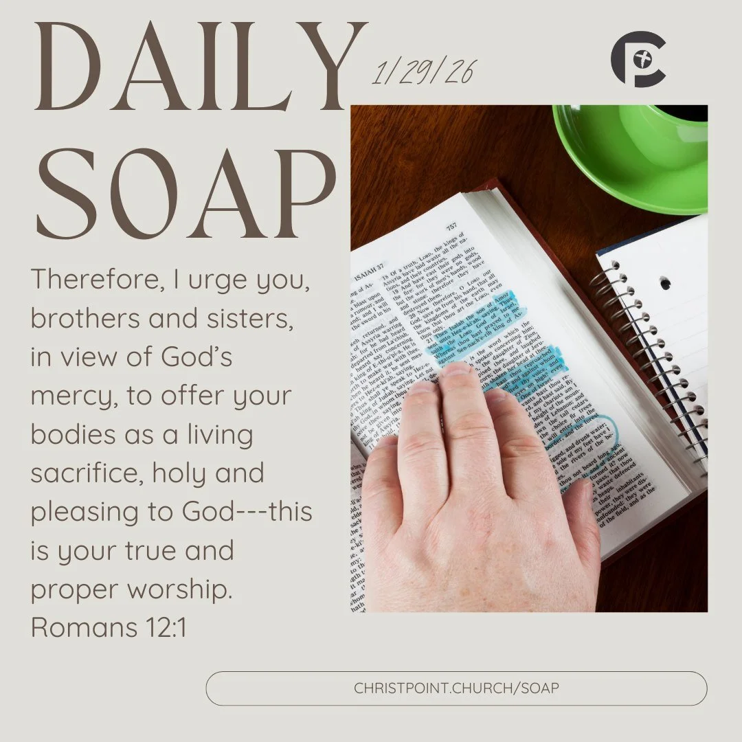 Morning SOAP time ✨📖
Join us as we connect with God through His Word today.