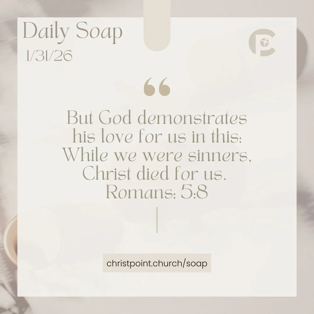 Start your morning with Scripture.
Join us as we connect with God through His Word using today&rsquo;s SOAP journaling. 🙏📖