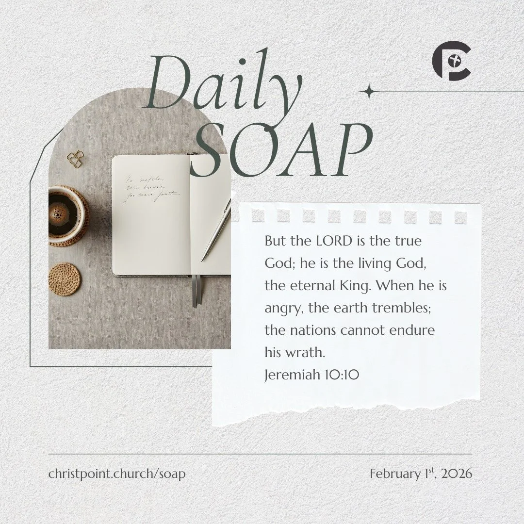 Morning SOAP time ✨📖
Join us as we connect with God through His Word today.