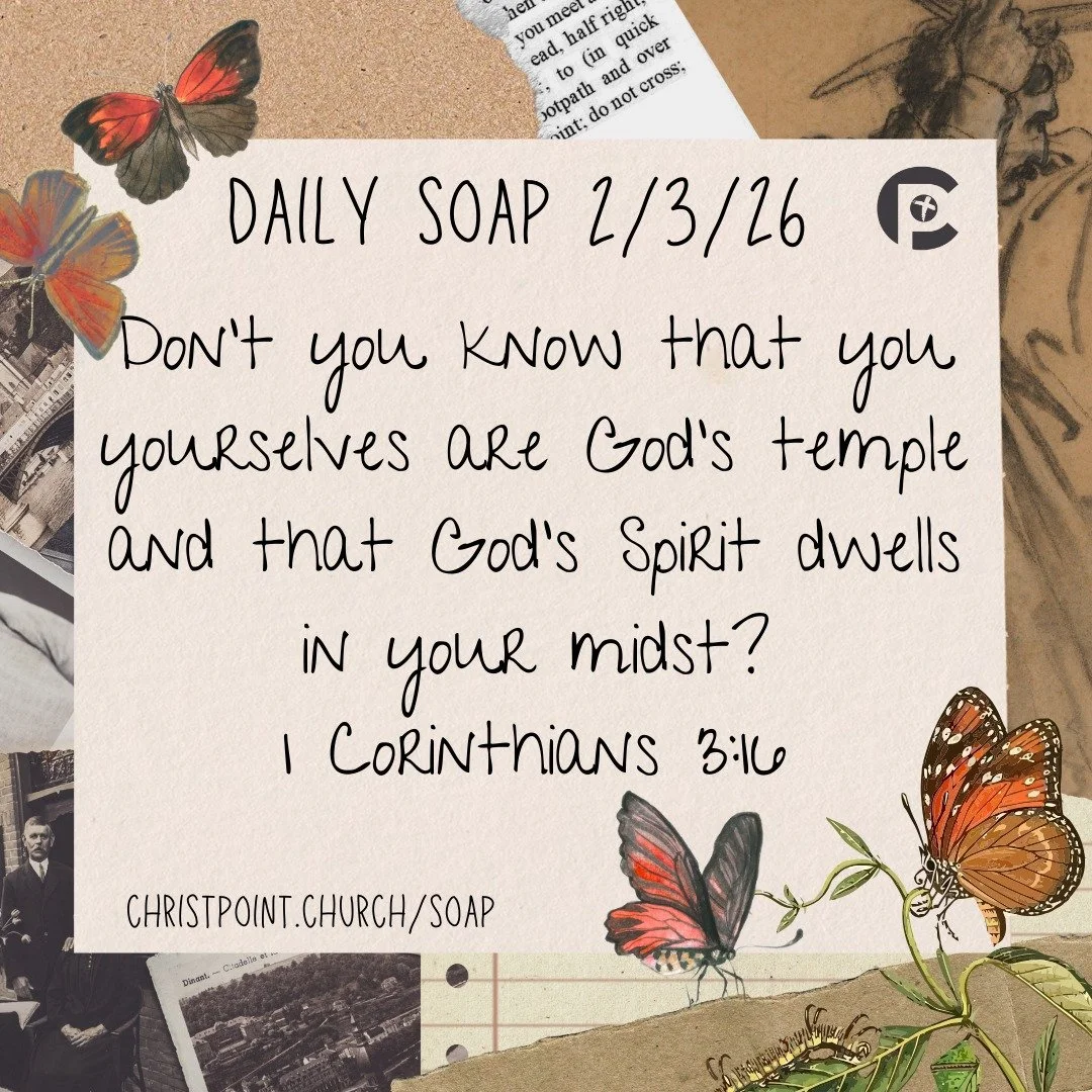 Morning SOAP time ✨📖
Join us as we connect with God through His Word today.