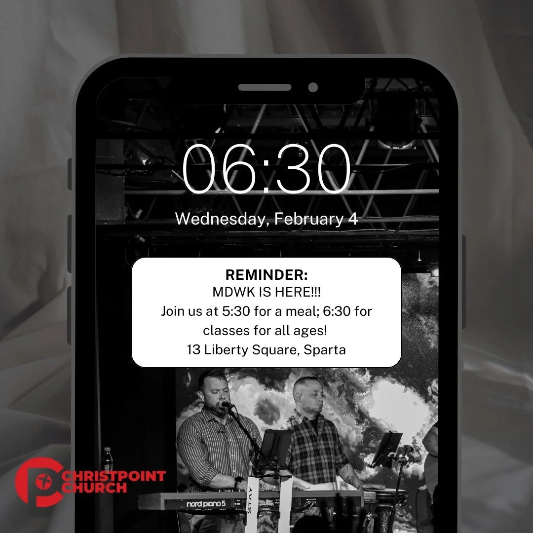 Make plans for Wednesday night!
Dinner at 5:30PM | Classes for all ages at 6:30PM
Good food. Great people. Growing together. 🙌