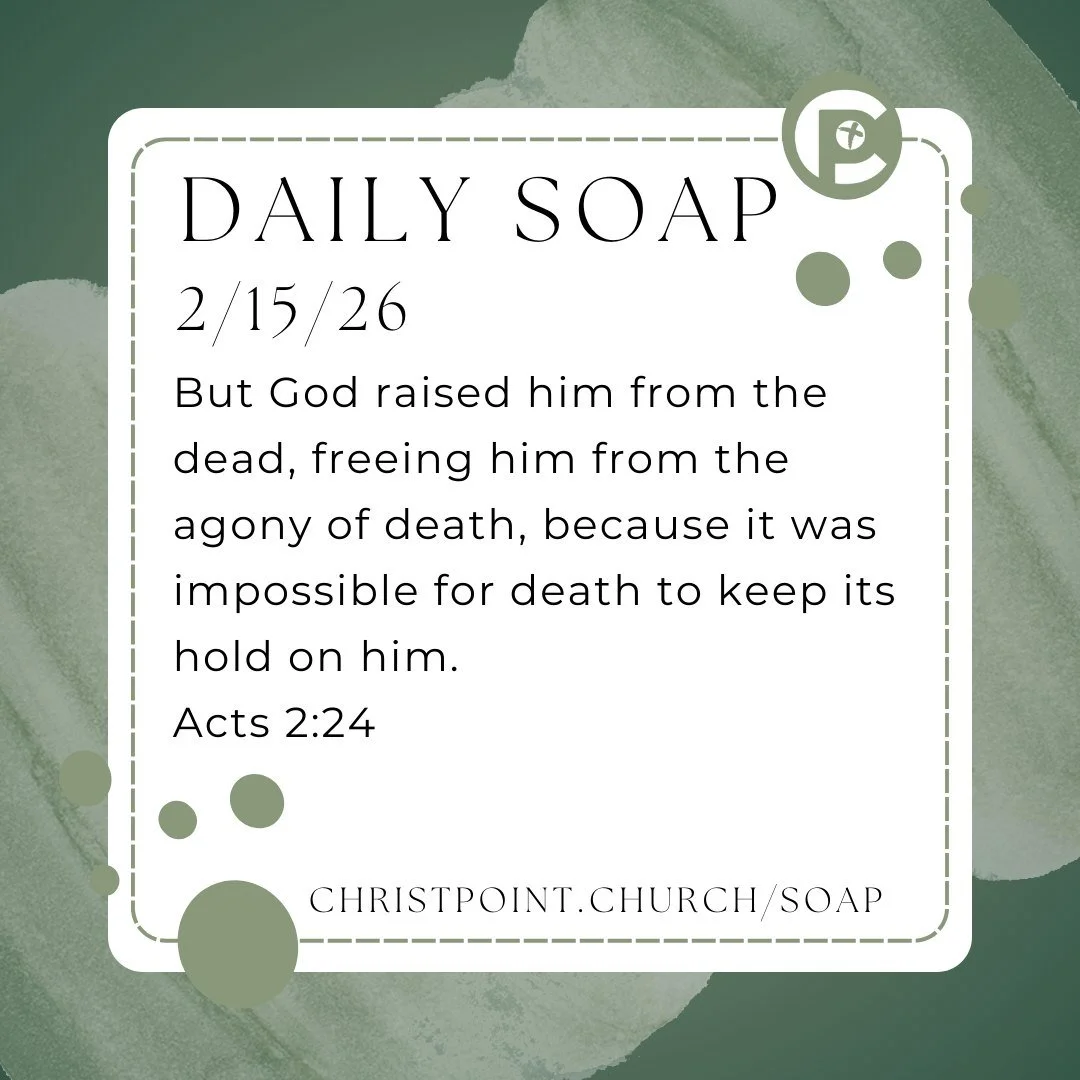 Morning SOAP time ✨📖
Join us as we connect with God through His Word today.