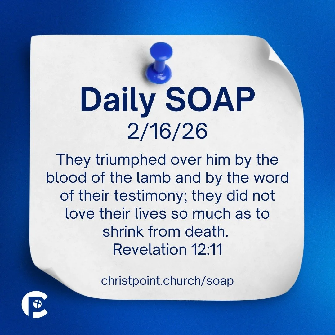 Morning SOAP time ✨📖
Join us as we connect with God through His Word today.