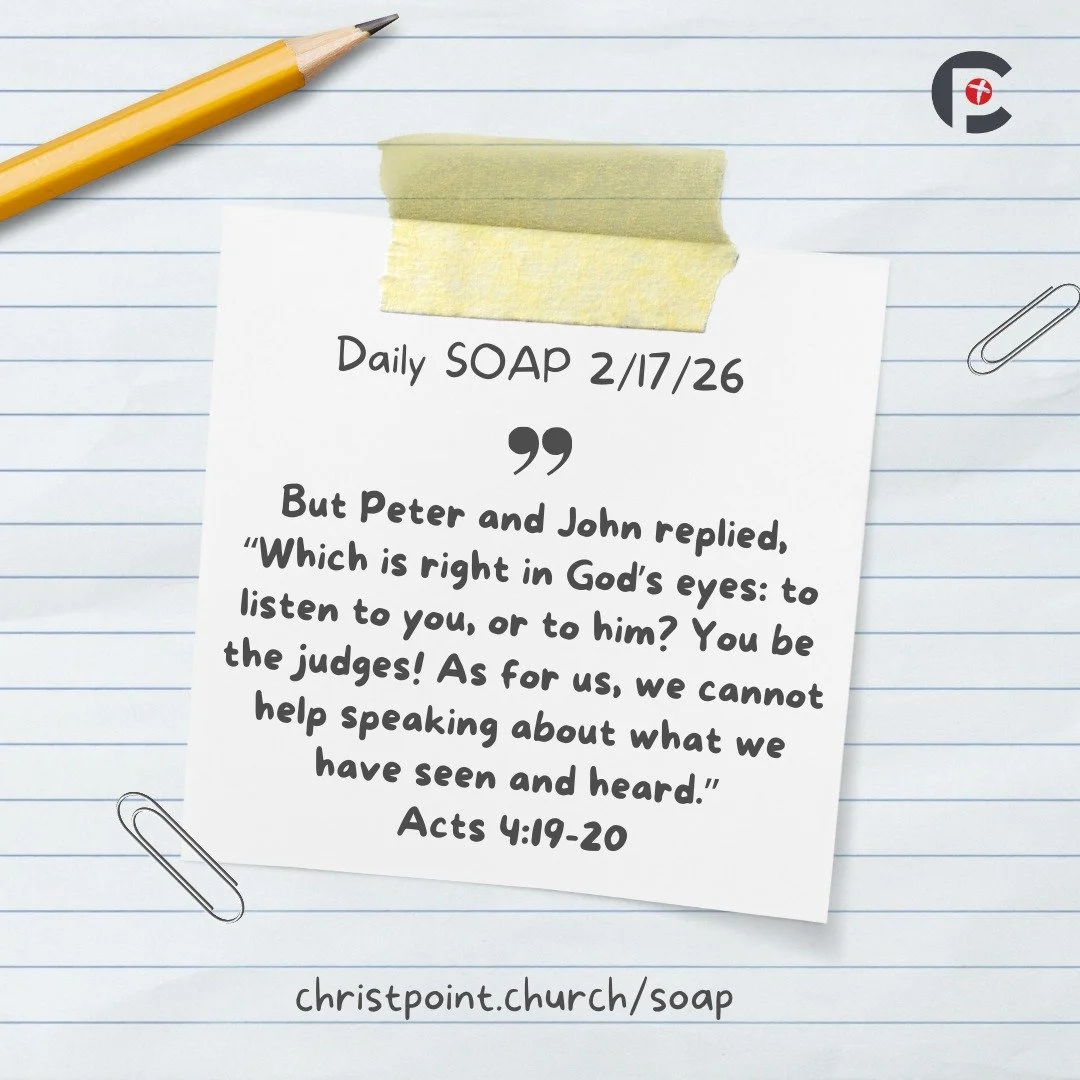 Morning SOAP time ✨📖
Join us as we connect with God through His Word today.