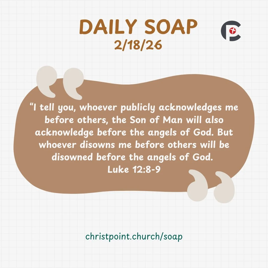 Morning SOAP time ✨📖
Join us as we connect with God through His Word today.