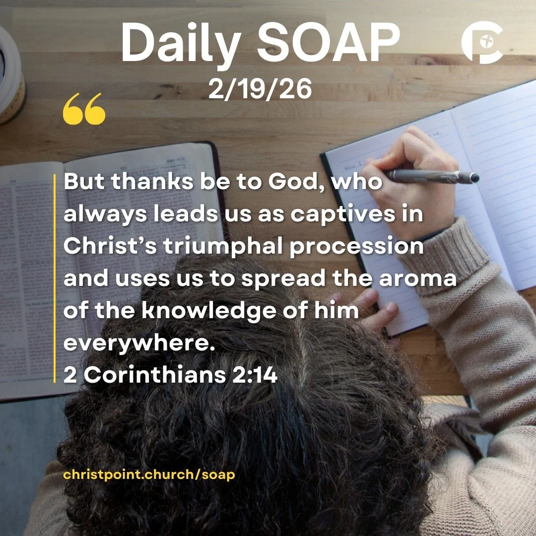 Morning SOAP time ✨📖
Join us as we connect with God through His Word today.