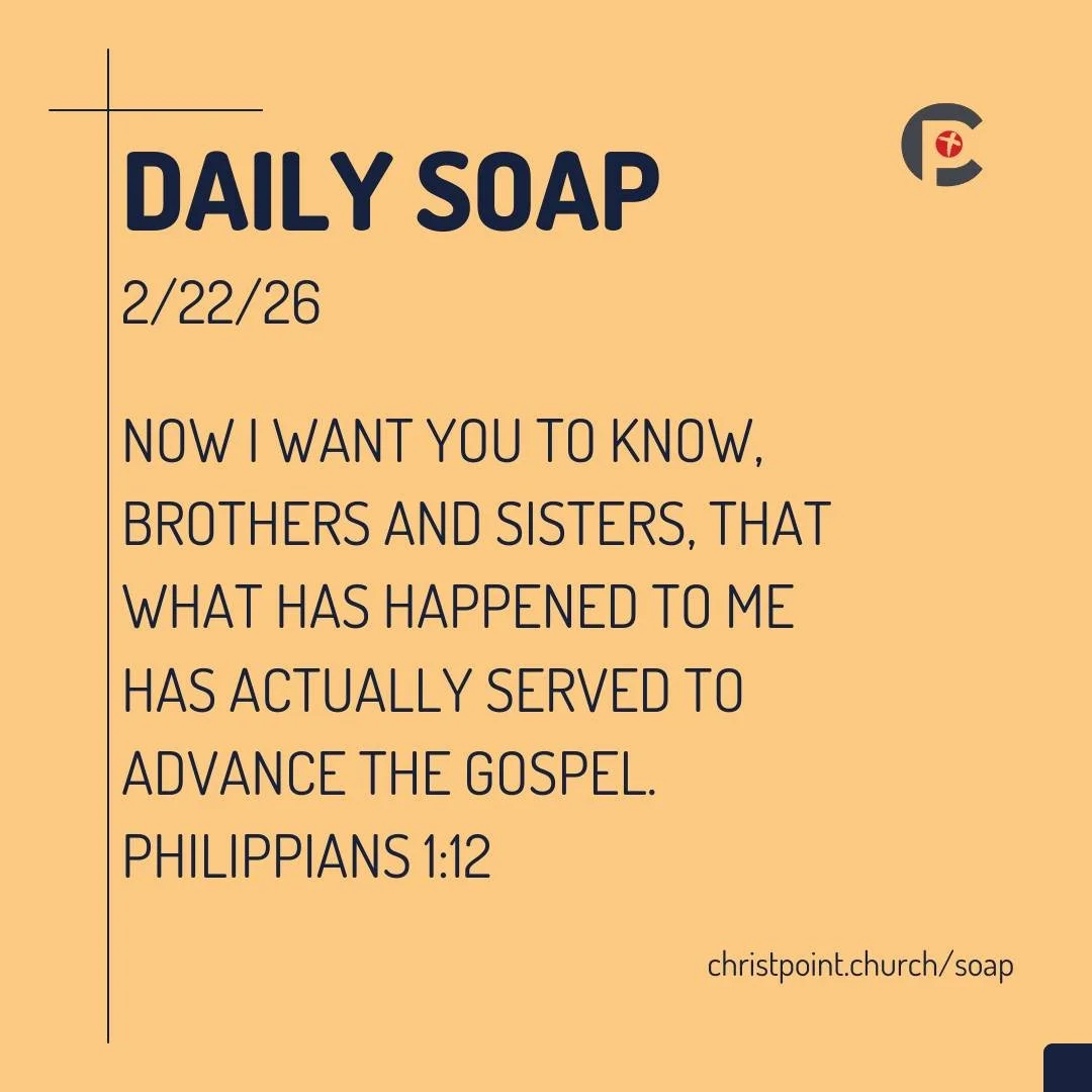 Morning SOAP time ✨📖
Join us as we connect with God through His Word today.