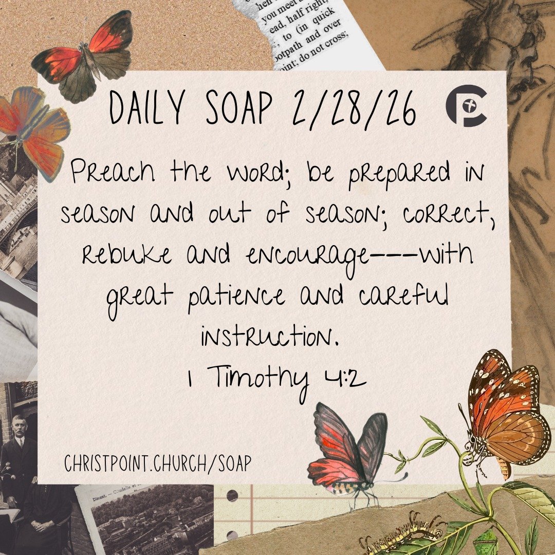 Morning SOAP time ✨📖
Join us as we connect with God through His Word today.