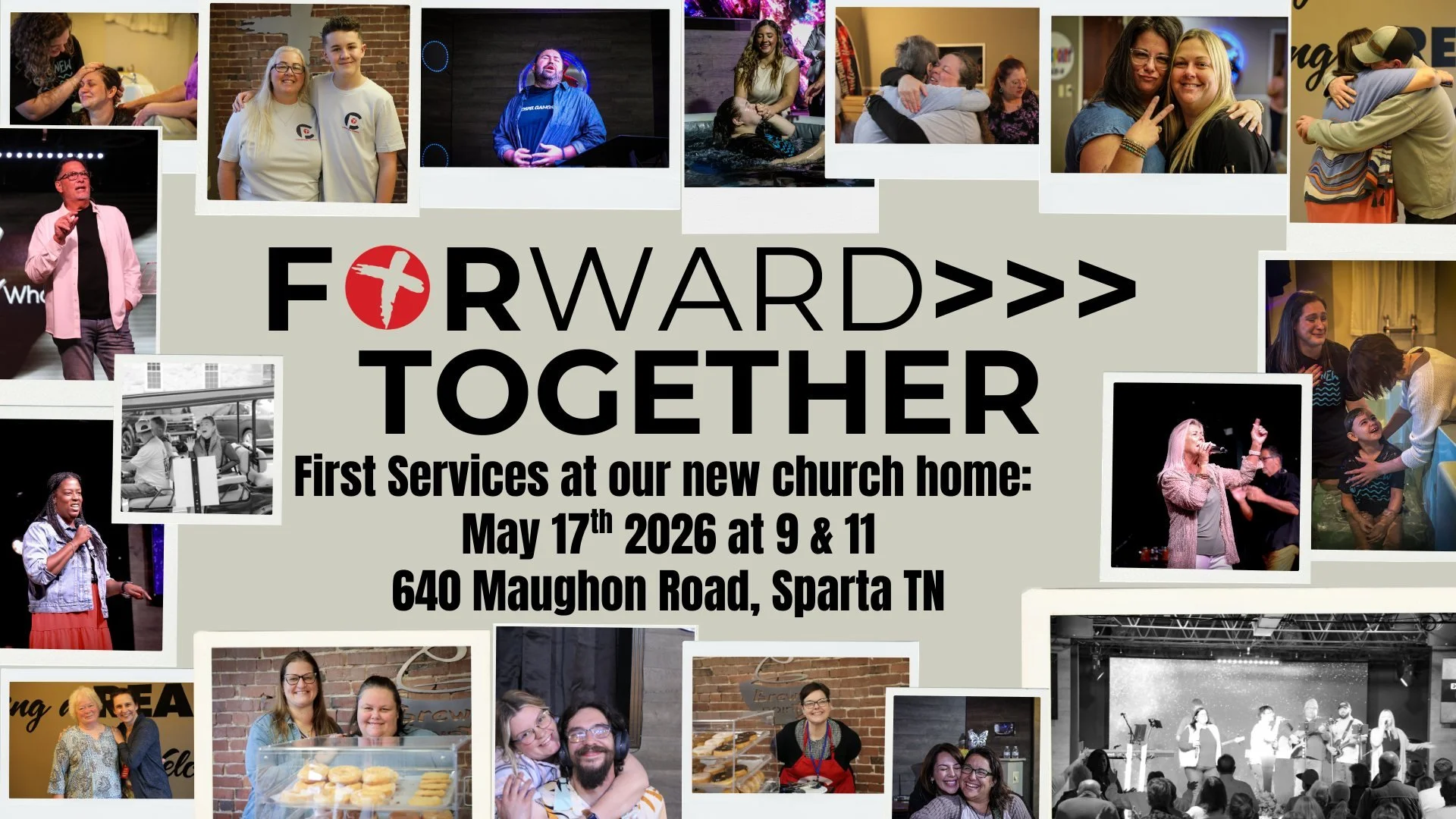 Something powerful is happening&hellip; we&rsquo;re becoming ONE.

As we unite our campuses into one church family, we&rsquo;re excited to step into a brand new space together. Our first Sunday at our new location&mdash;640 Maughon Road&mdash;will be