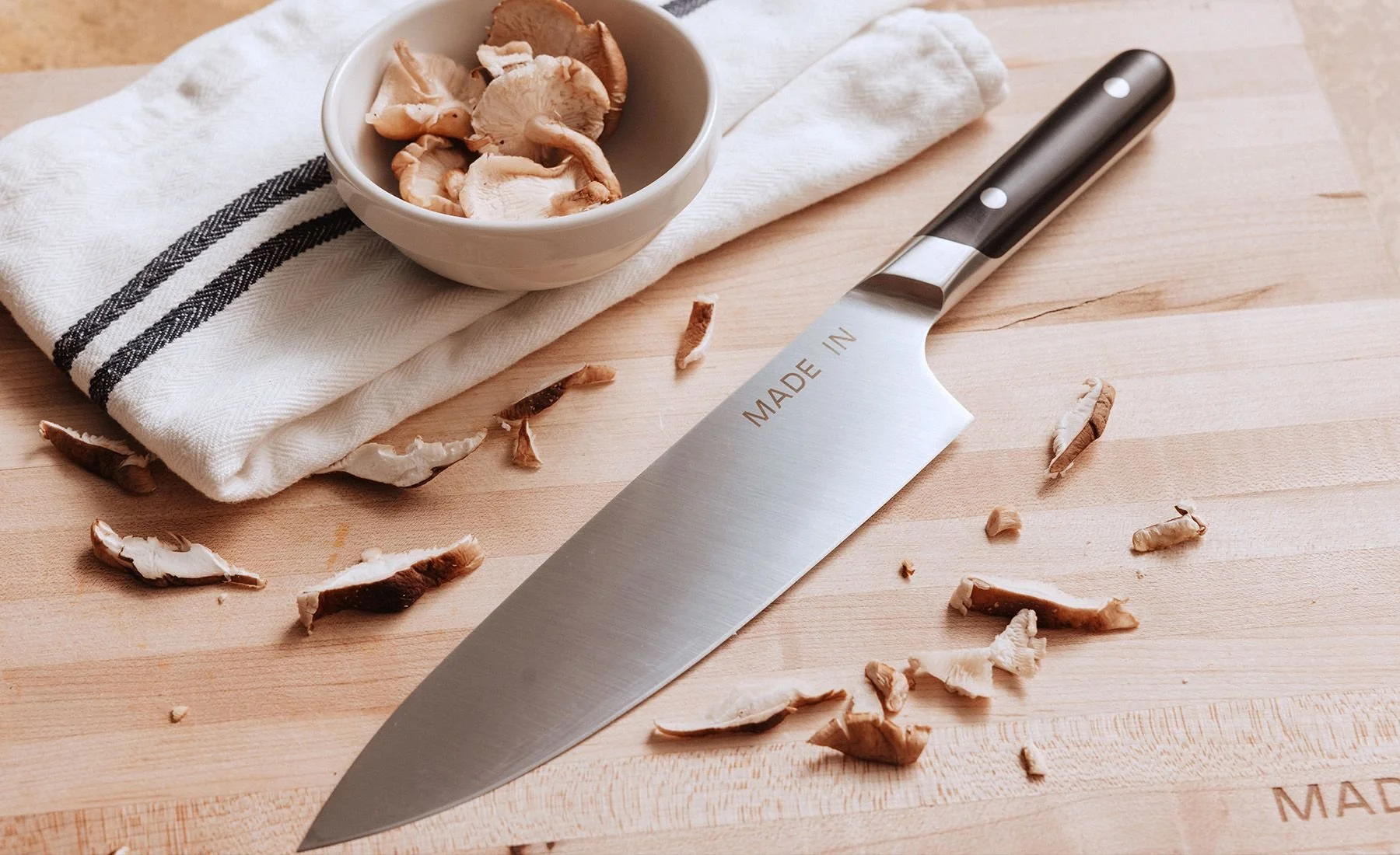 When you live with a chef, kitchen tools have to prove themselves. We used this knife for years before adding anything else, and it never let us down. If you’re only buying one quality knife, I’d start here.