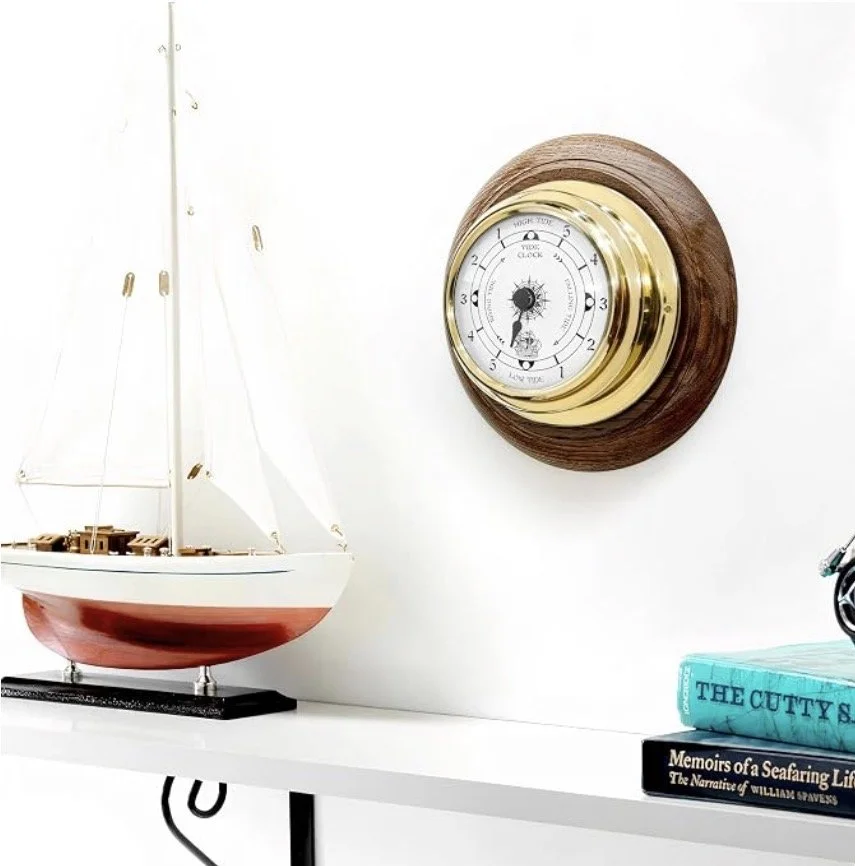 One of my favorite housewarming gifts for anyone new to the Lowcountry. It’s beautiful, timeless, and quickly becomes something you actually use. Ours hangs in the house, and now even the kids know whether it’s high or low tide before we head out on 