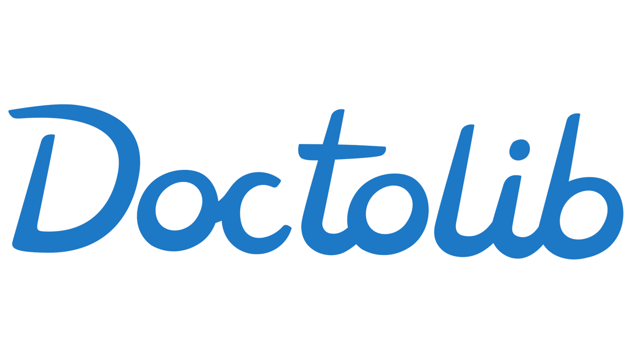 Logo de Doctolib qui renvoie à l'application pour prendre rendez-vous