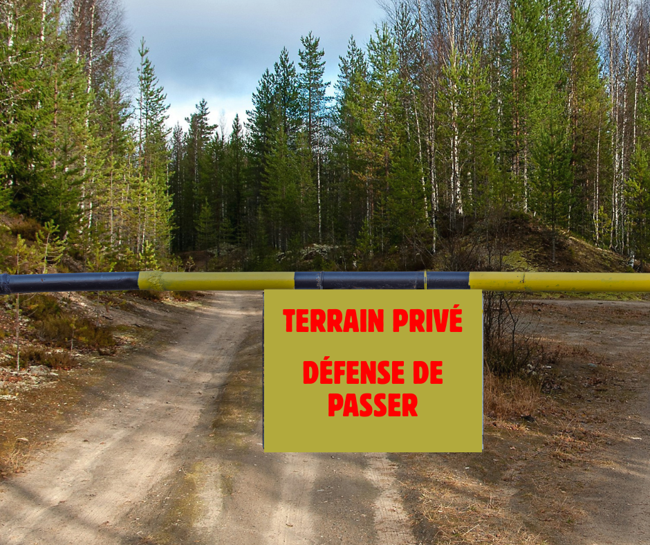 Servitude &amp; droit de passage : L’accès à votre terrain