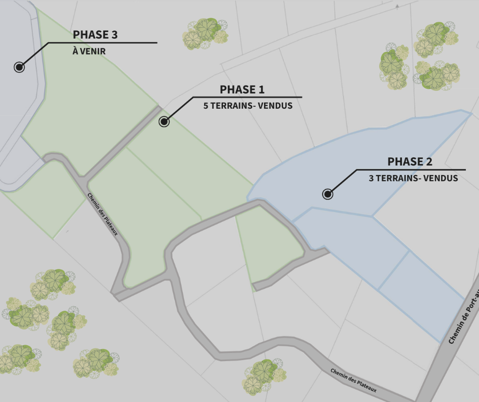 Plan des phases du projet Port-au-Persil