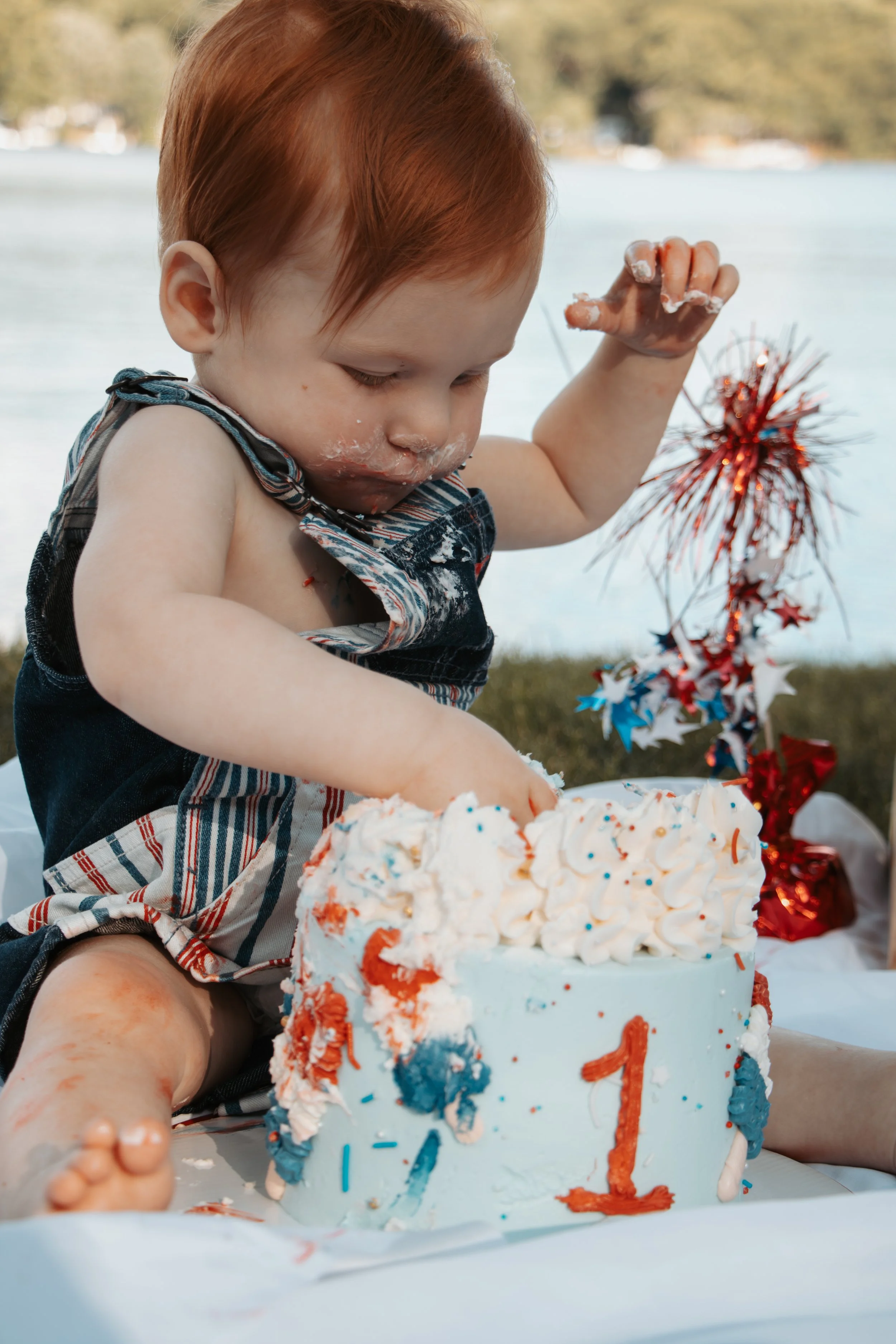 Johnny's Backyard Smash Cake