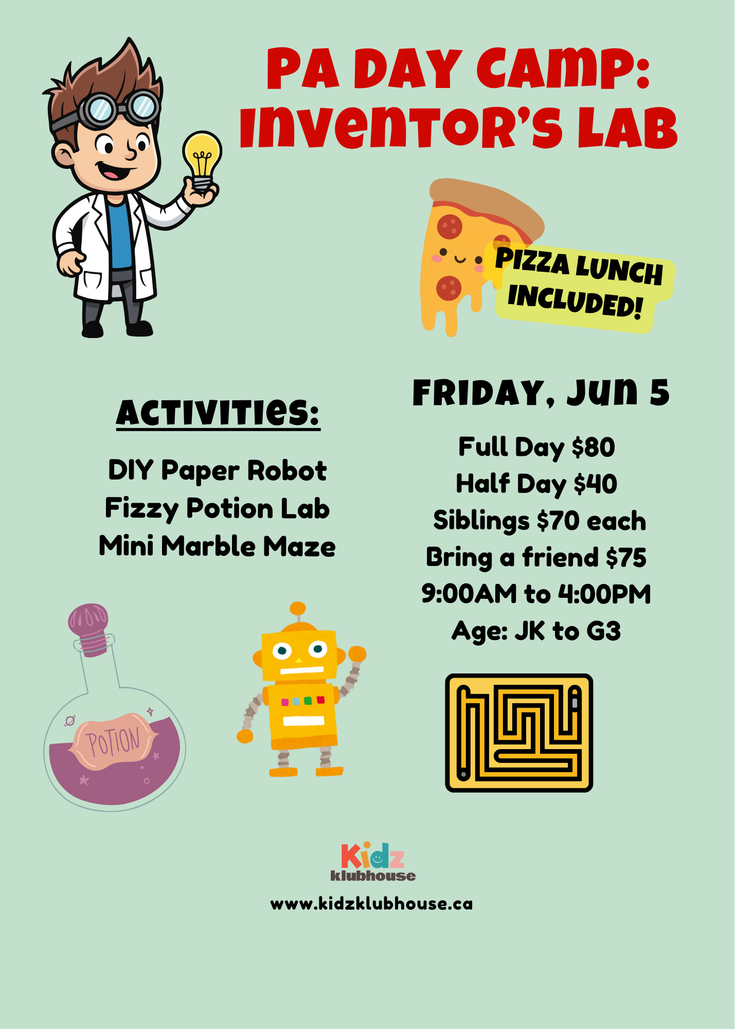 PA DAY EVENTS