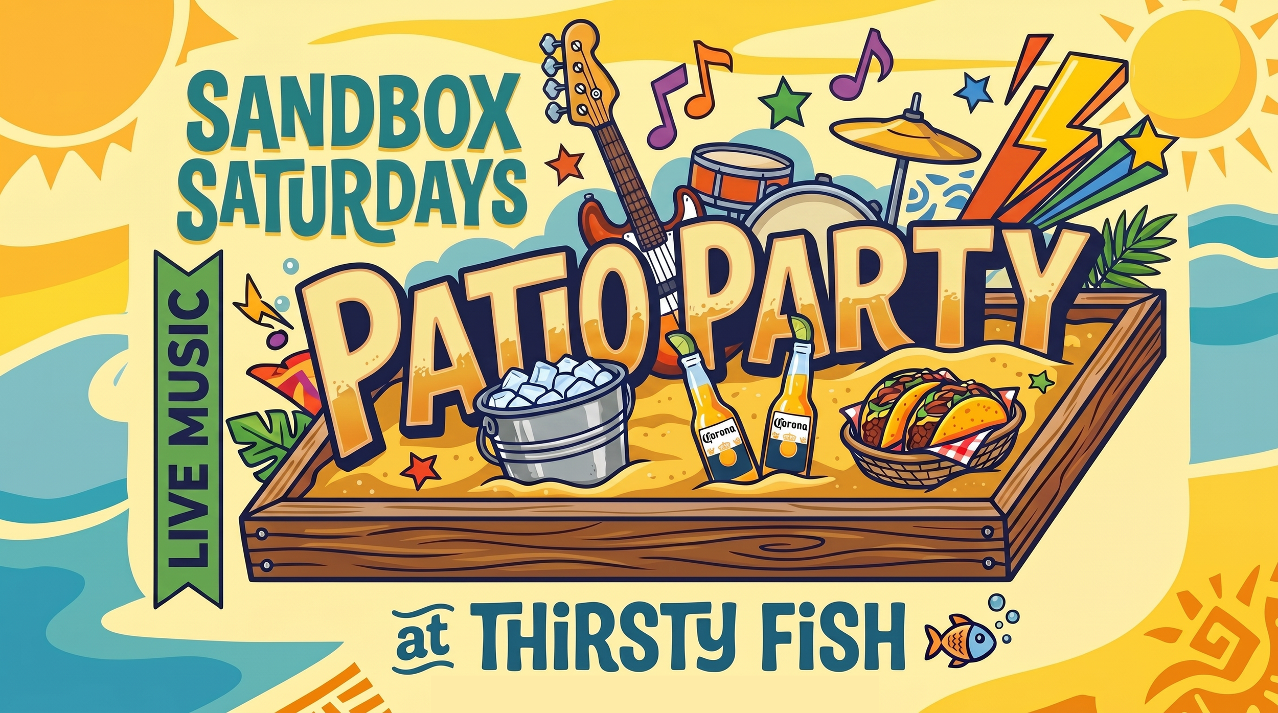 Sandbox Saturdays &amp; Taqueria T.C. Latino Hit Thirsty Fish