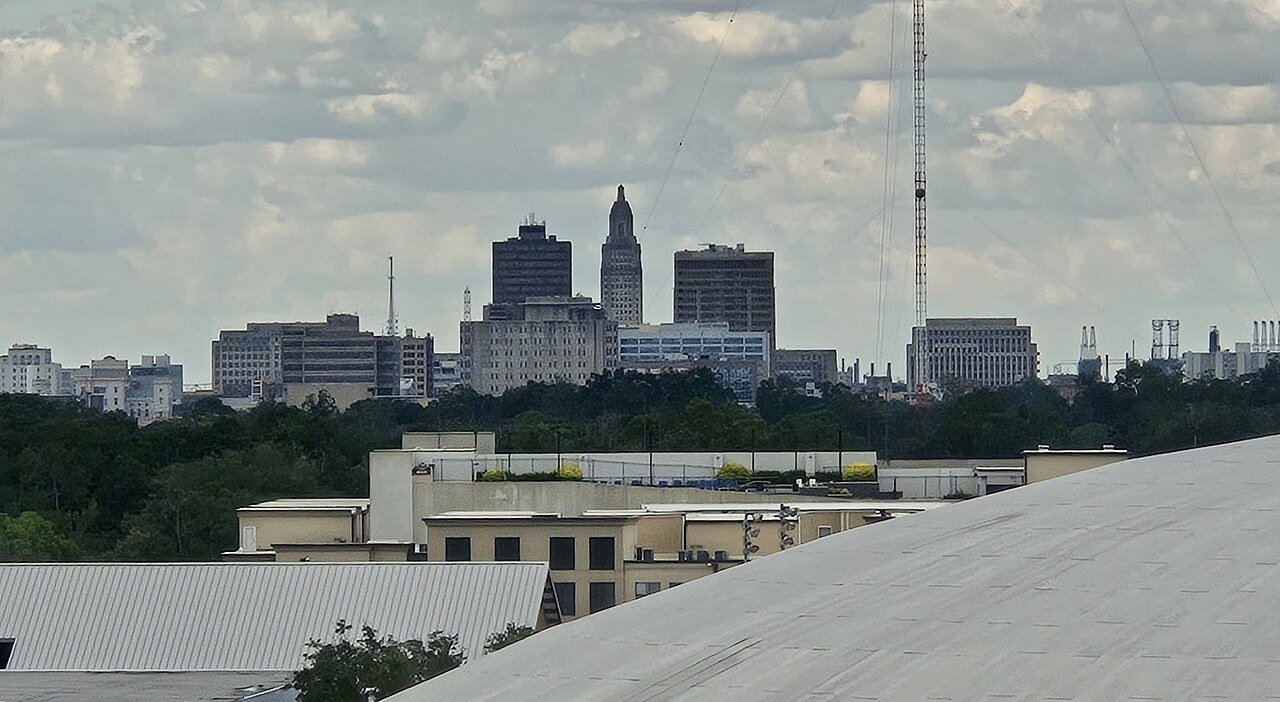 Baton Rouge skyline with the Louisiana State Capitol