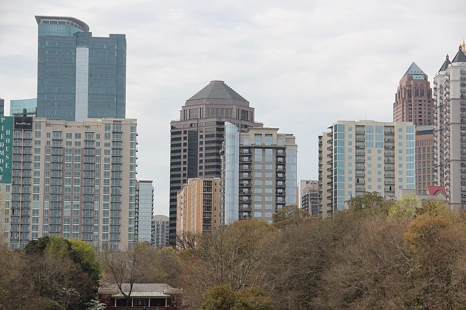 Midtown Atlanta, Georgia skyline viewed from Piedmont Park