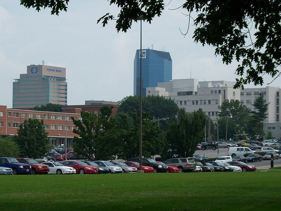 Lexington, Kentucky skyline viewed from the University of Kentucky