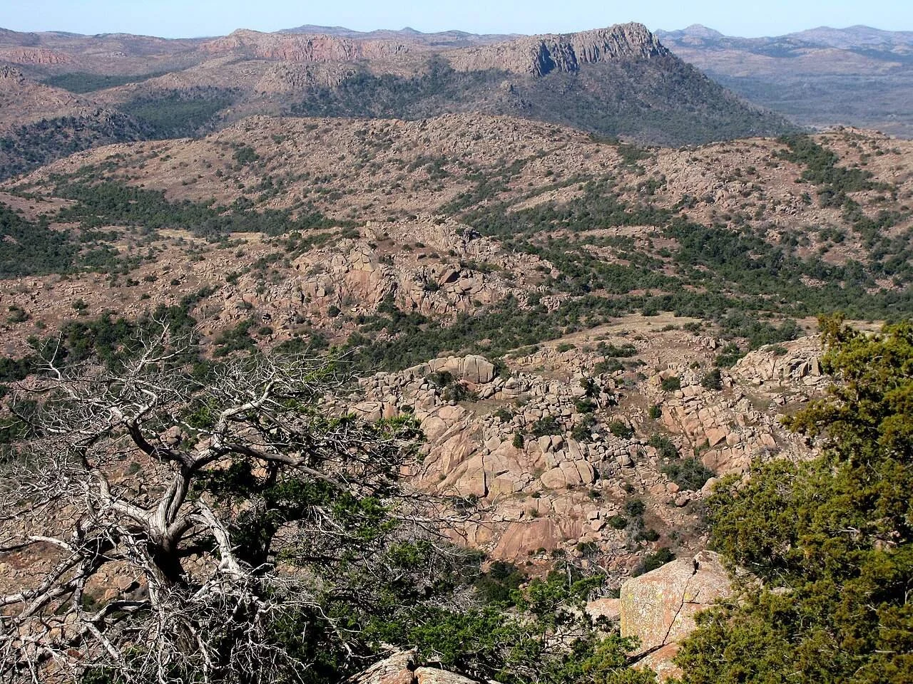 Wichita Mountains in Oklahoma