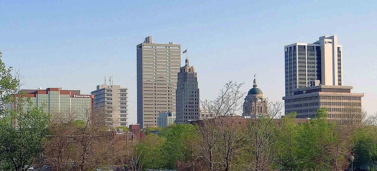 Fort Wayne skyline, Indiana