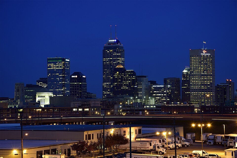 Indianapolis skyline, Indiana
