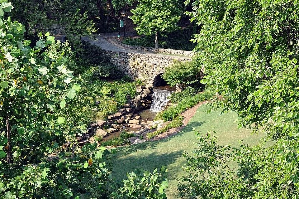 Falls Park on the Reedy in Greenville, South Carolina