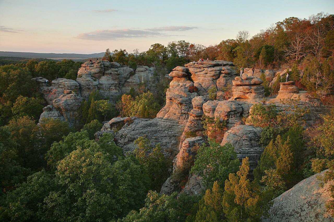 Garden of the Gods in southern Illinois