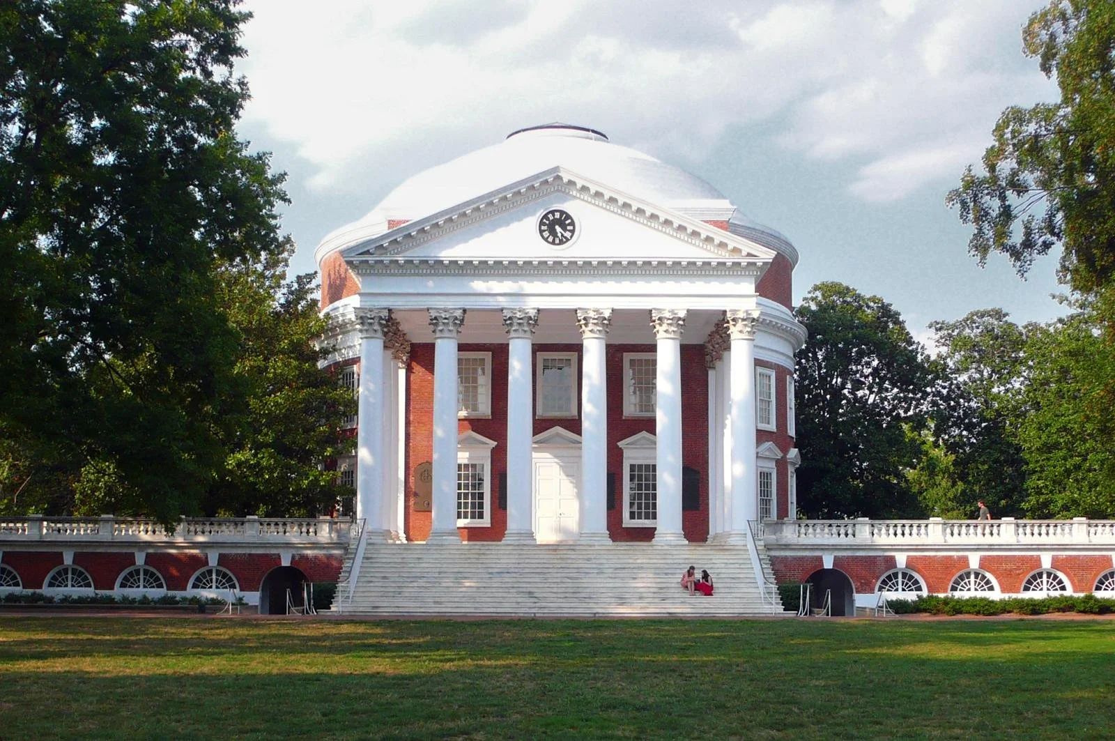 The University of Virginia Rotunda in Charlottesville, Virginia